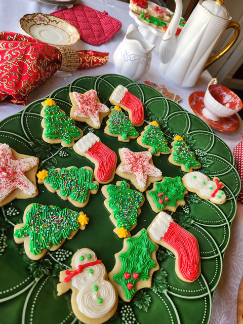 Christmas cutouts 12 cookies assorted