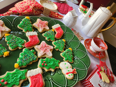 Christmas cutouts 12 cookies assorted