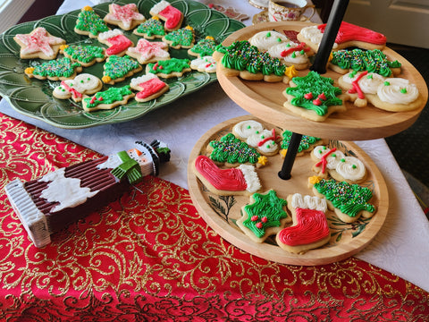 Christmas cutouts 12 cookies assorted