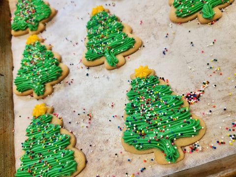 Christmas cutouts 12 cookies assorted