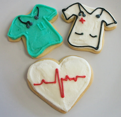 Heal Hearts with Sweets! Handcrafted Medical & Healthcare Cookies (Dozen)