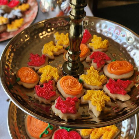 Cut Out Cookies - Mini Leaves and Pumpkins (2 dozen)