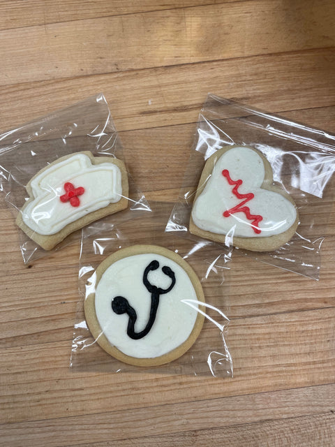 Handcrafted Medical & Healthcare Cookies (Dozen)