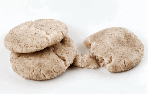Cookies - handful of Snickerdoodle on a white background - Linda's Kitchen