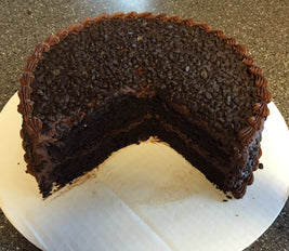 Cake - 8 inch - chocolate frosting (minimum 5 days notice)