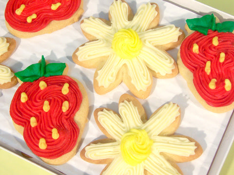 Cut Out Cookies - Strawberry and Daisy