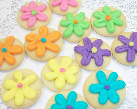 Cut Out Cookies -  Mini Daisies -  2 dozen per set