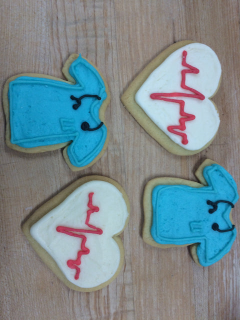 Handcrafted Medical & Healthcare Cookies (Dozen)