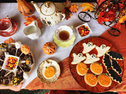 Cut Out Cookies - Halloween Ghosts Bats and Pumpkin