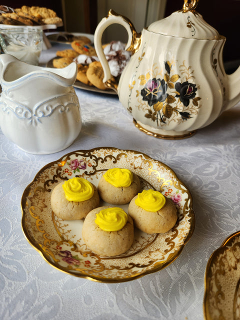 Iced Thumbprint Cookies