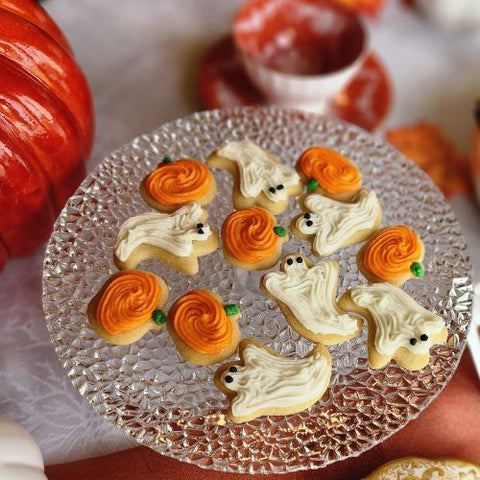 Cut Out Cookies - Mini Pumpkins and Ghosts (2 Dozen)