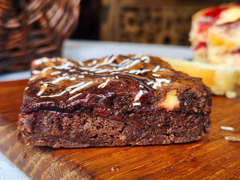 Gourmet Brownie - White Chocolate Raspberry - 6 pack