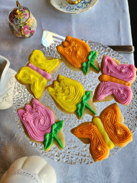 Cut Out Cookies - Tulip and Butterfly