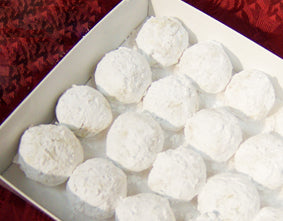 Snowball cookies - dozen in a box for shipping