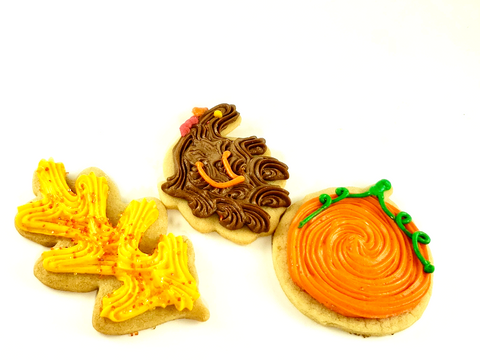 Cut Out Cookies - Fall Leaves, Pumpkins, Turkeys