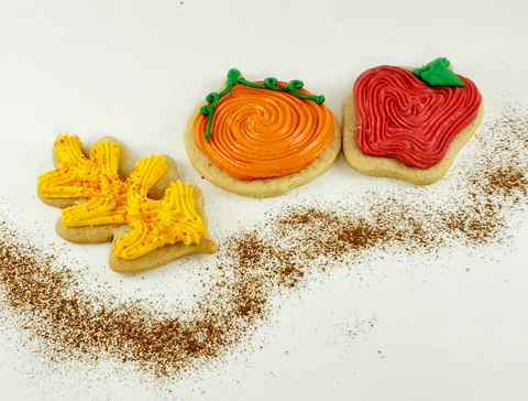 Cut Out Cookies - Fall Leaves Pumpkins and Apples